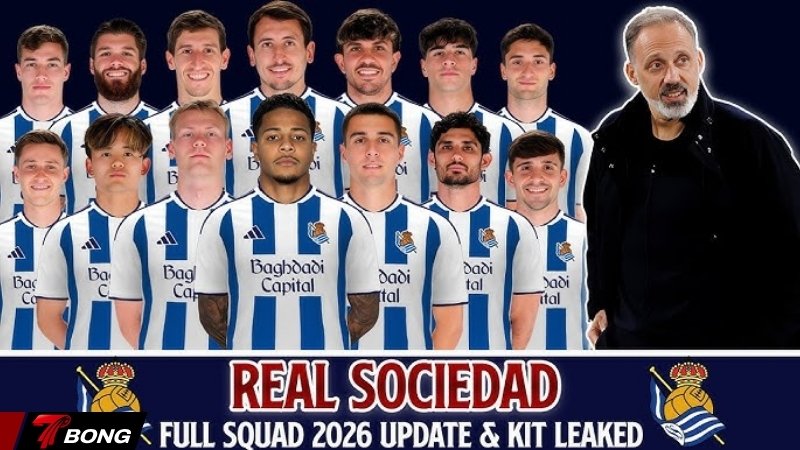 Đội hình của Real Sociedad 2026